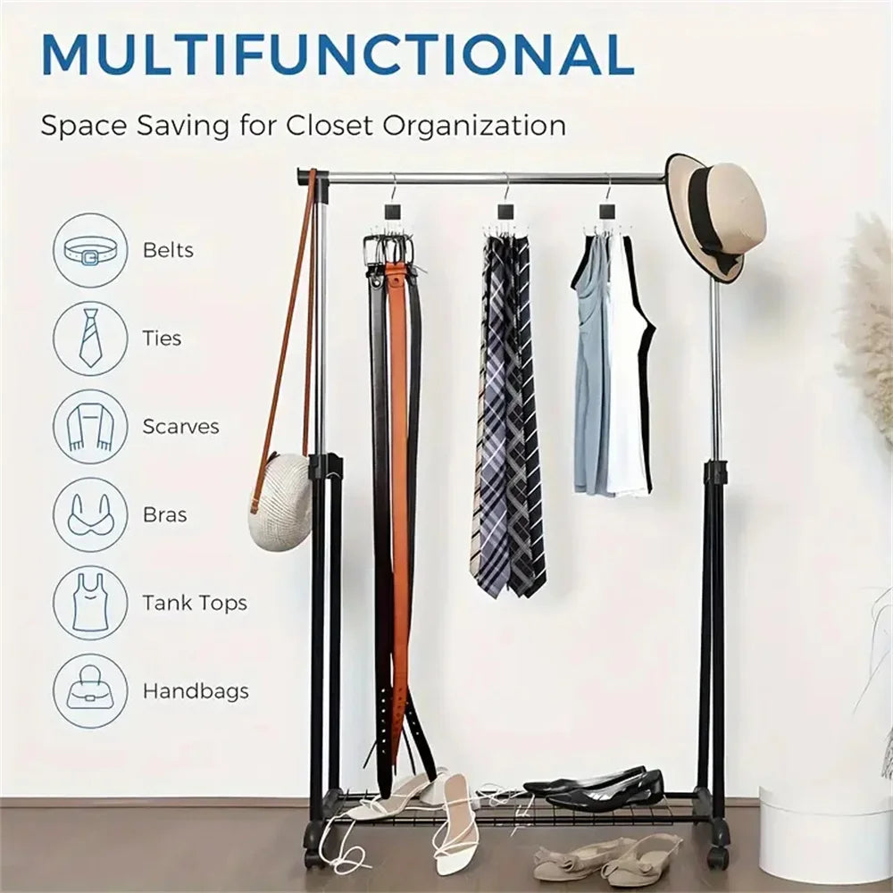 Rotating Storage Hanger – 360° Multi Hook Closet Organizer