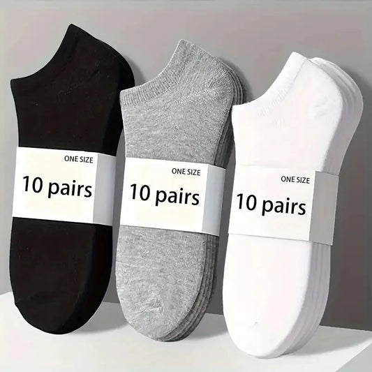 Unisex Ankle Socks – Breathable Low Cut Socks for Sports & Daily Wear