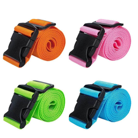 Adjustable Luggage Strap 2m Suitcase Belt with Secure Buckle
