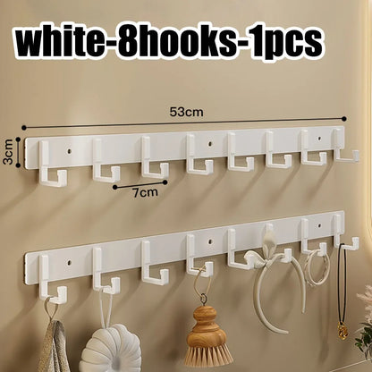 Adhesive Wall Hooks – No Drill Stainless Steel Towel & Robe Hanger