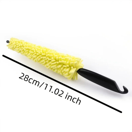 Wheel Cleaning Brush for Tires and Rims Automotive Cleaning Tool