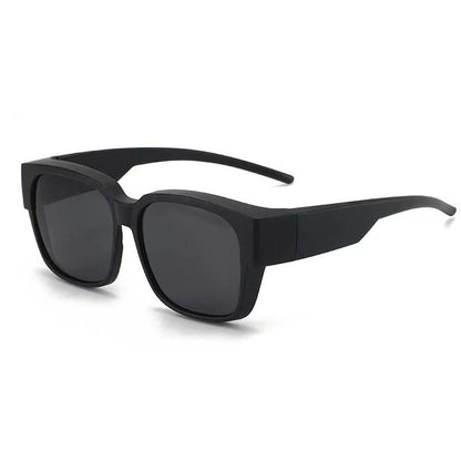 Cover Over Sunglasses for Prescription Glasses – Polarized Square Eyewear