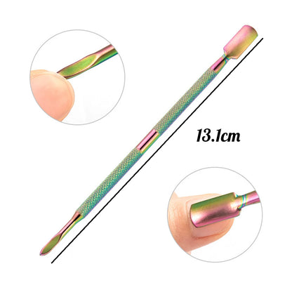 Manicure Nail Care Kit – 4-Piece Stainless Steel Cuticle Tool Set