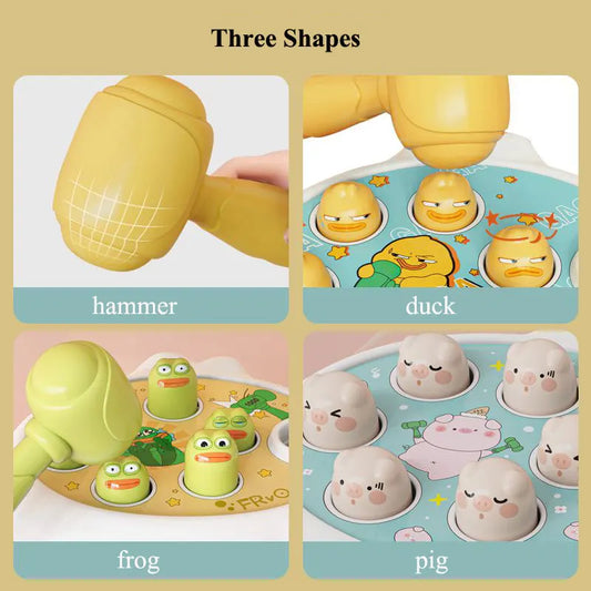 Montessori Hammer Toy – Animal Puzzle Learning Game for Toddlers