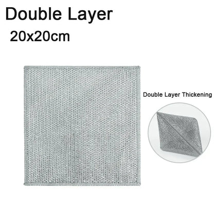 Wire Dishwashing Cloth for Pots, Pans, Grills & Kitchen Cleaning