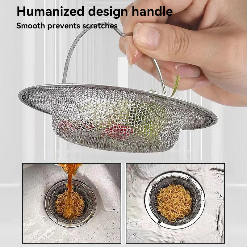 Stainless Steel Hair Catcher for Shower, Sink and Bathtub Drains