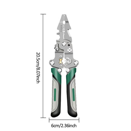 Multifunction Wire Stripper with Folding Pulley Design Pliers