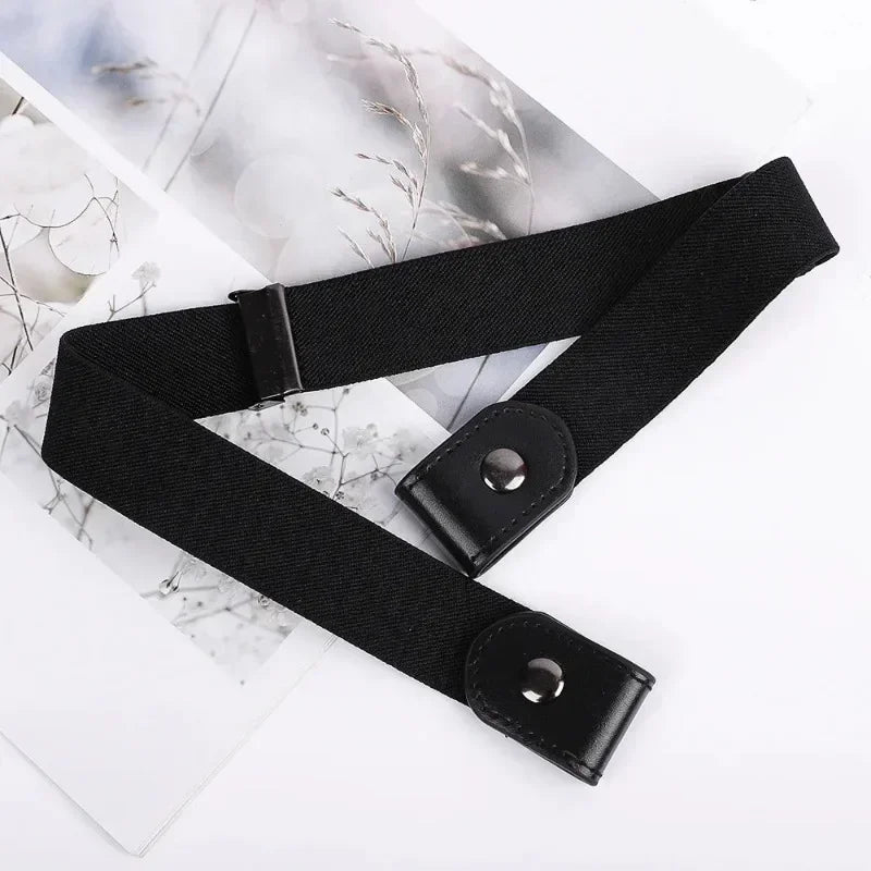 Buckle Free Belt Adjustable Elastic Waist Belt for Jeans and Pants