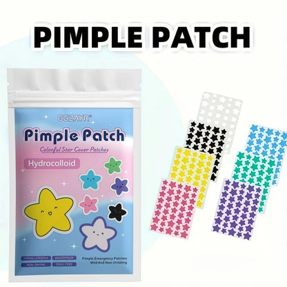 Star Pimple Patches – Colorful Hydrocolloid Acne Spot Patches