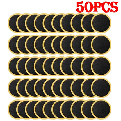 Bike Tire Repair Patches Glue-Free Quick Fix Puncture Patch Set