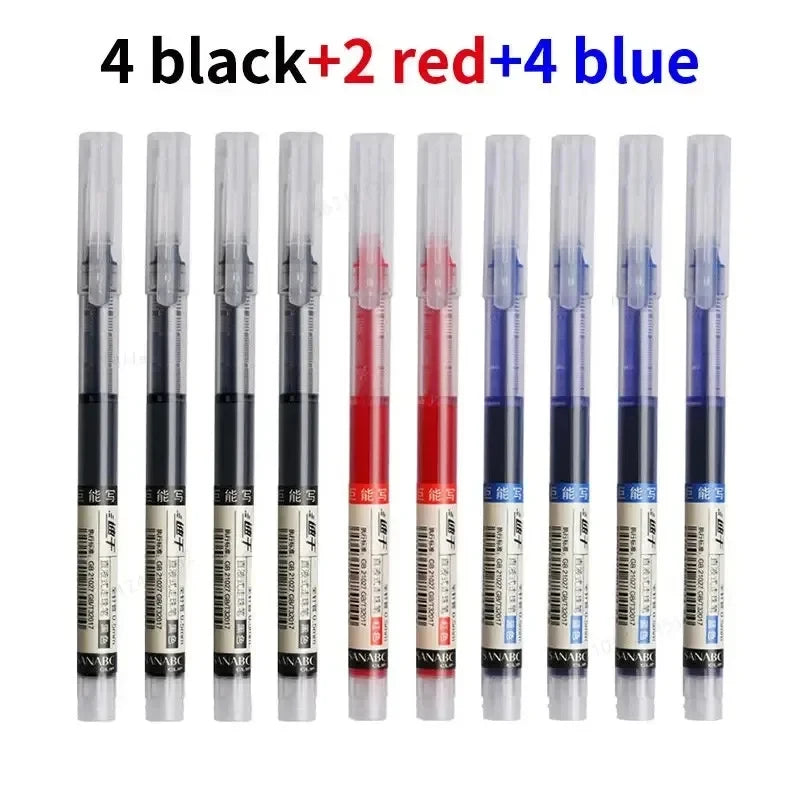 10 Pack Color Gel Pens 0.5mm Quick Dry for Writing and Note Taking
