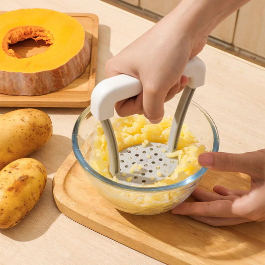Manual Potato Masher with Non-Slip Handle – Vegetable Kitchen Tool