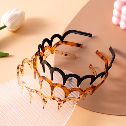 U Shape Headband Non Slip Teeth Hair Hoop for Fluffy Hair Volume