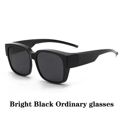 Cover Over Sunglasses for Prescription Glasses – Polarized Square Eyewear