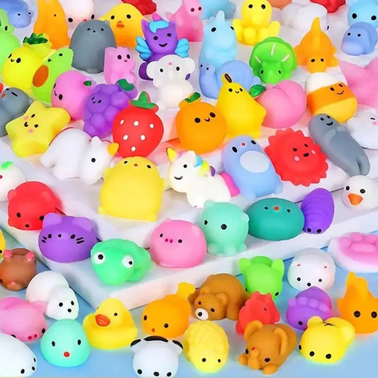 Animal Stress Relief Toys – 20 Pcs Soft Rubber Squeeze Animals
