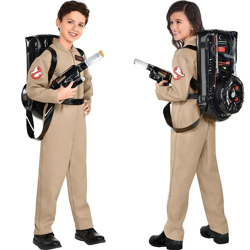 Adult Ghost Hunter Costume – Men’s Halloween Jumpsuit Uniform