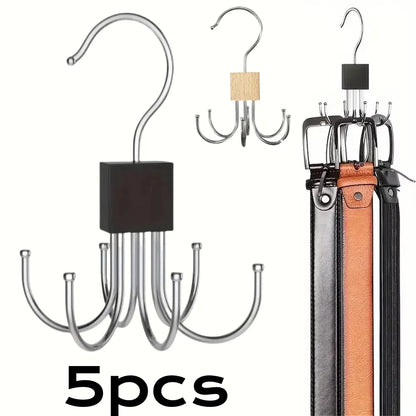 Rotating Storage Hanger – 360° Multi Hook Closet Organizer