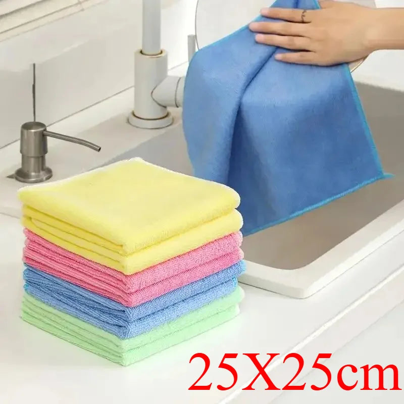 Microfiber Cleaning Cloth – Absorbent Kitchen & Bathroom Towel