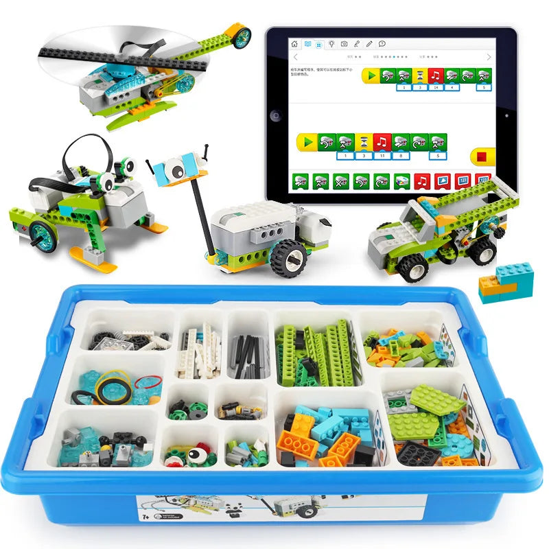 NEW WeDo 2.0 Robotics Construction Set Building Blocks Wedo 2.0 Educational DIY toys