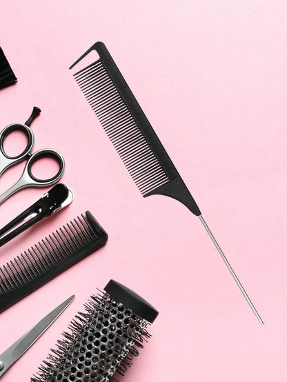 Stainless Steel Rat Tail Comb for Hair Styling and Wigs