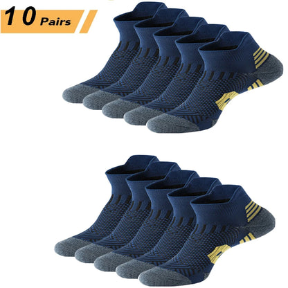 Non-Slip Running Socks – 3 Pairs Quick-Dry Athletic Sports Socks