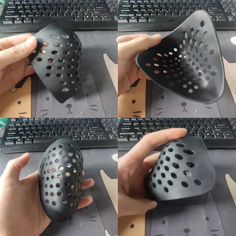Anime Mask – Black Silicone Half Face Cosplay Mask