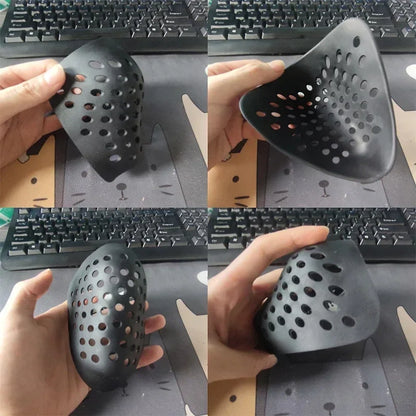 Anime Mask – Black Silicone Half Face Cosplay Mask