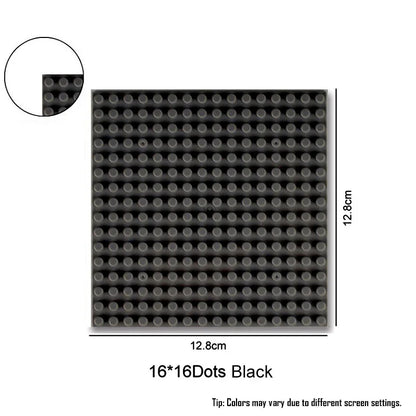 32x32x16x16 Dots Children DIY City Construction Base Plates  Plastic Splice Assembly Building Block Baseplate Entertainment Toys
