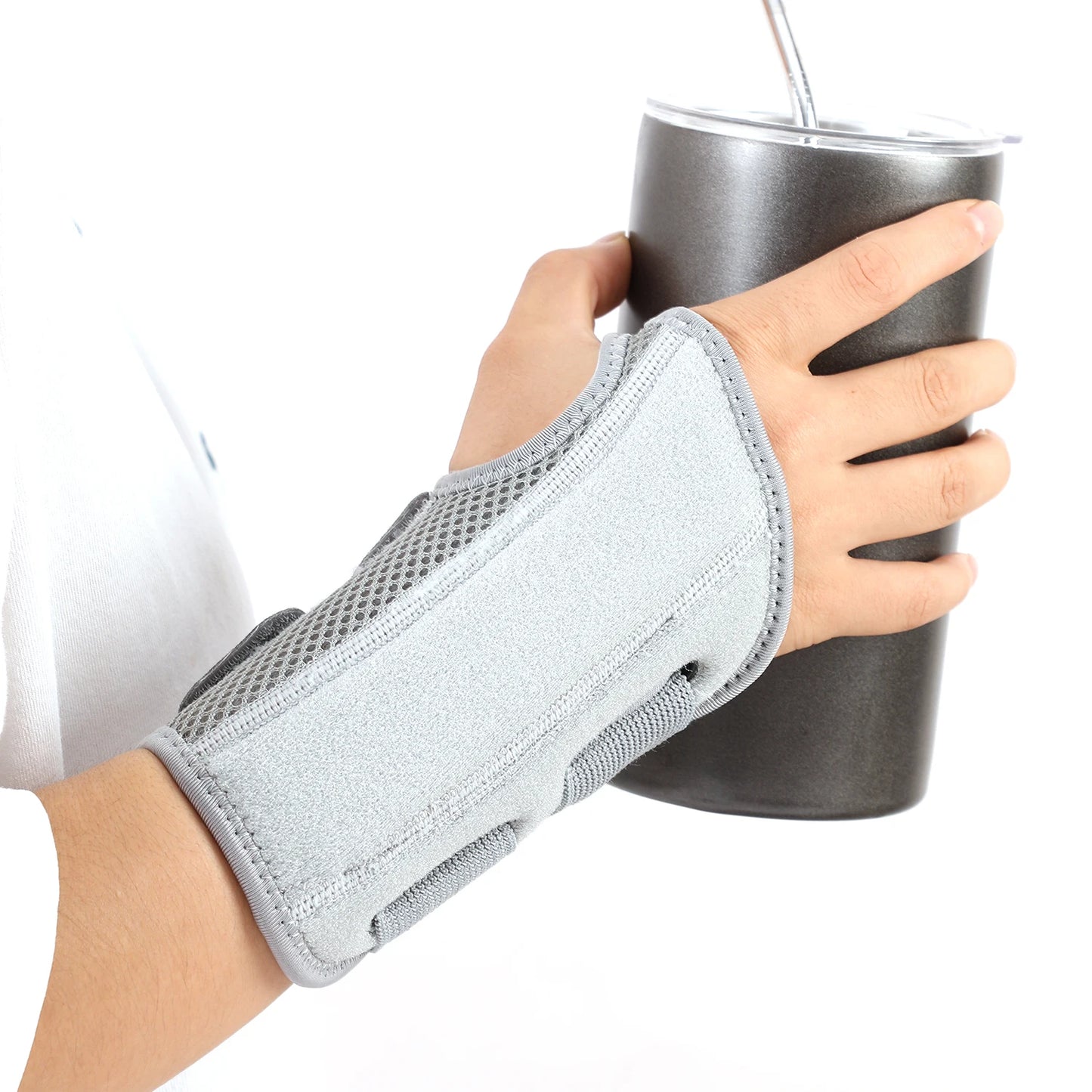 Wrist Brace with Adjustable Straps for Everyday Hand Support