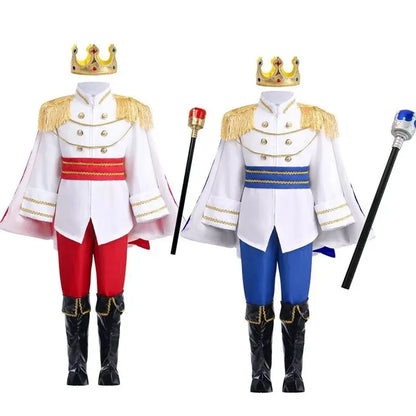 Royal Prince Costume – Kids Medieval King Dress-Up Set