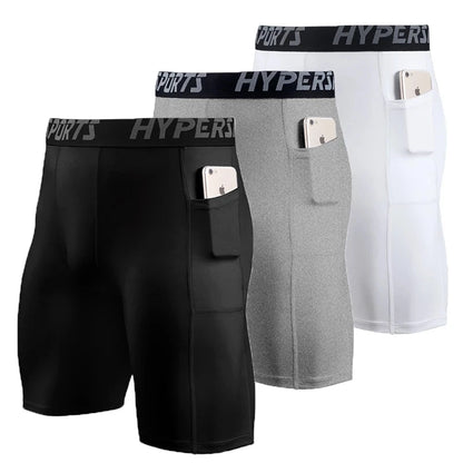Men's Compression Shorts for Running Gym Workout and Training