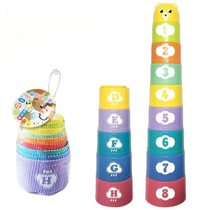 Stacking Cups Game – Speed Challenge Educational Toy for Kids