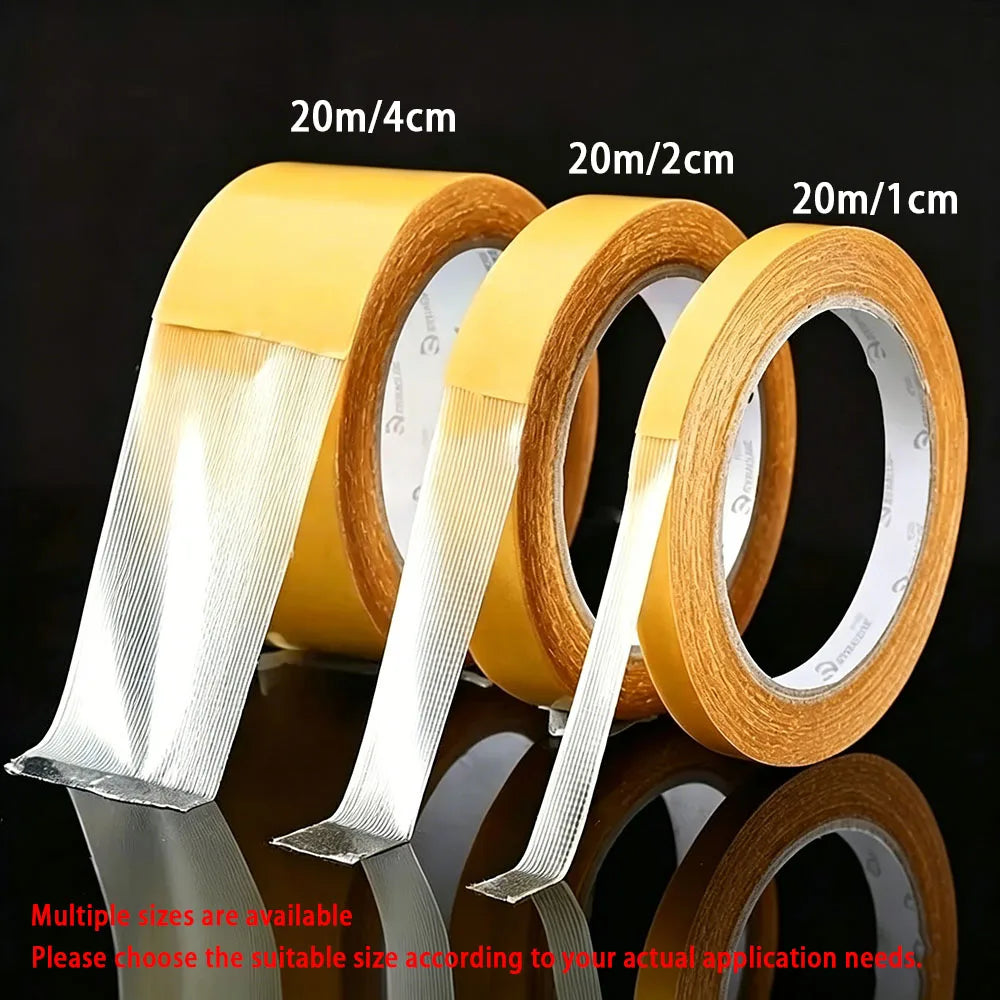Heavy Duty Double Sided Tape – Waterproof Mesh Adhesive Roll