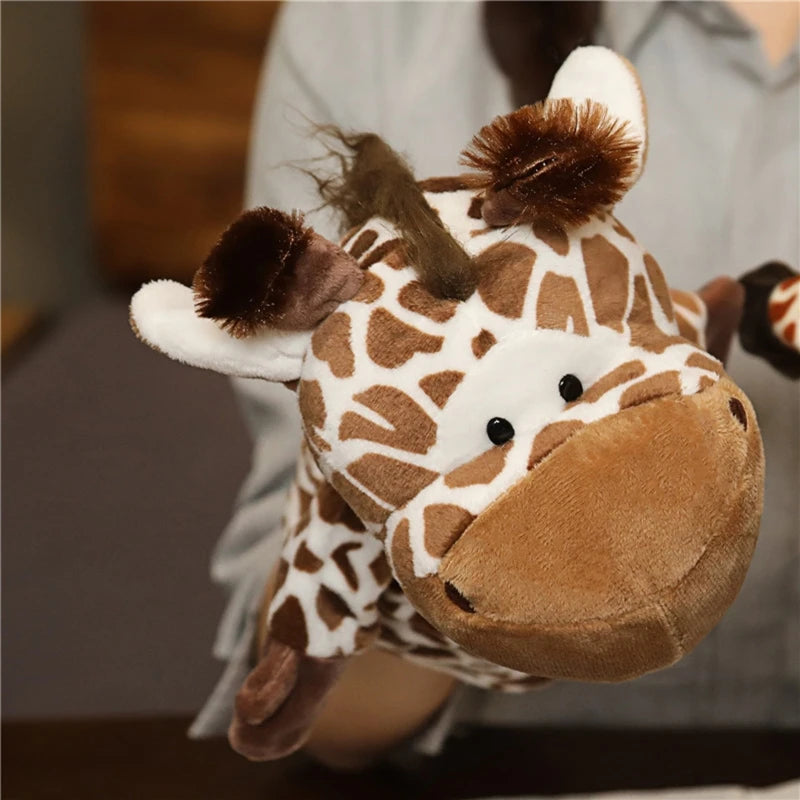 Hand Finger Puppets Plush Cartoon Toys for Kids and Family Play