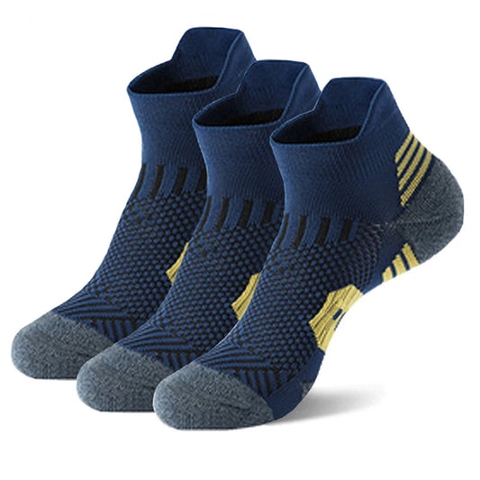 Non-Slip Running Socks – 3 Pairs Quick-Dry Athletic Sports Socks