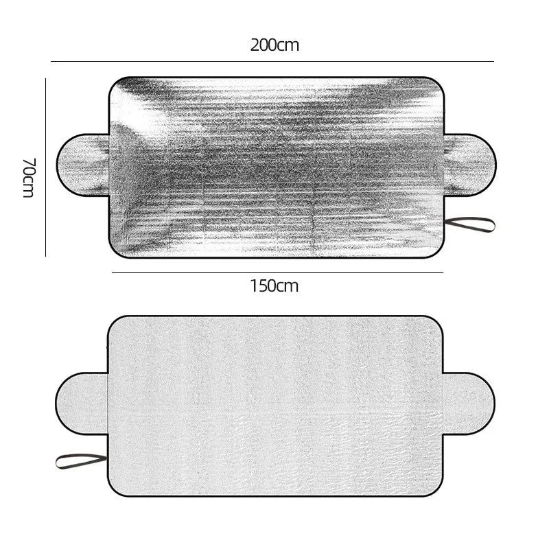 Car Windshield Sun Shade for Snow, Ice and UV Protection