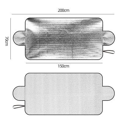 Car Windshield Sun Shade for Snow, Ice and UV Protection