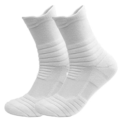Men's Crew Socks – Breathable Cotton Blend Sports Socks, 5/10 Pairs