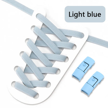 No Tie Shoe Laces with Press Lock for Kids and Adults