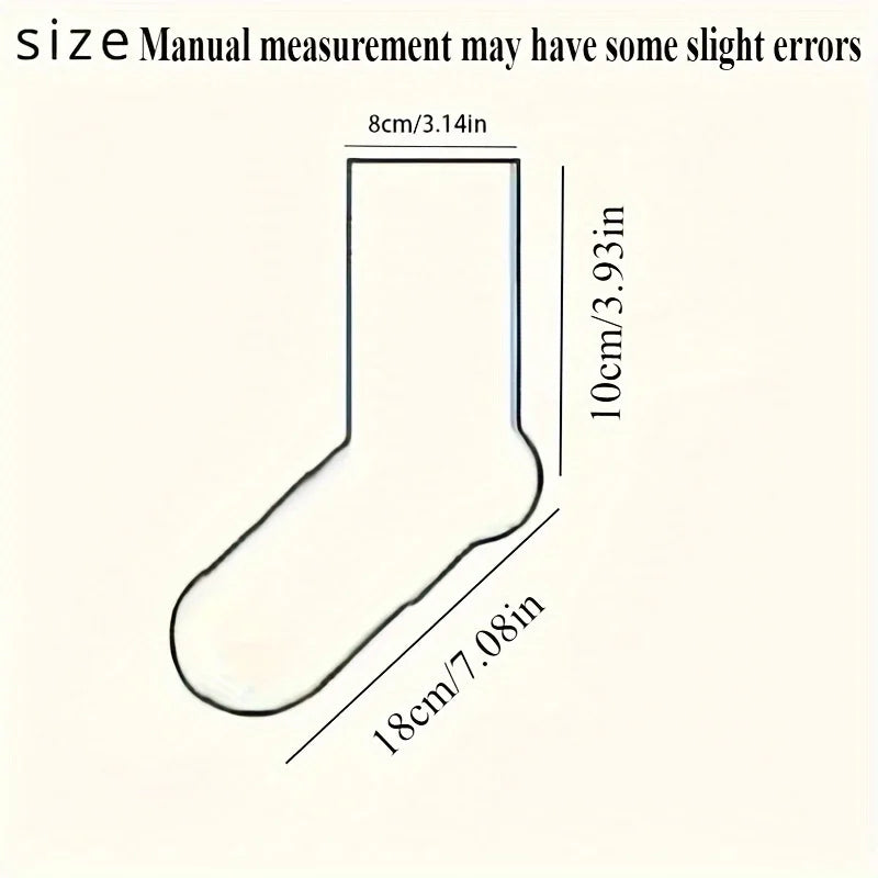 Men’s Crew Socks – 5 Pairs Breathable Sports Socks