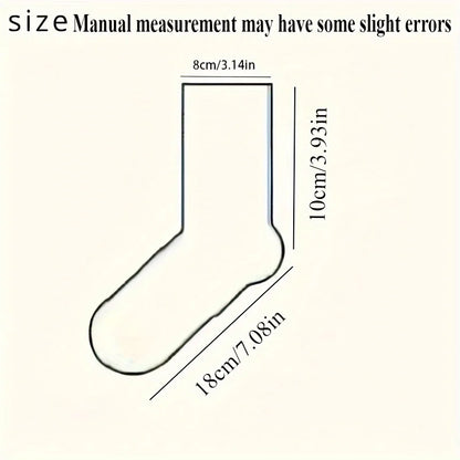 Men’s Crew Socks – 5 Pairs Breathable Sports Socks