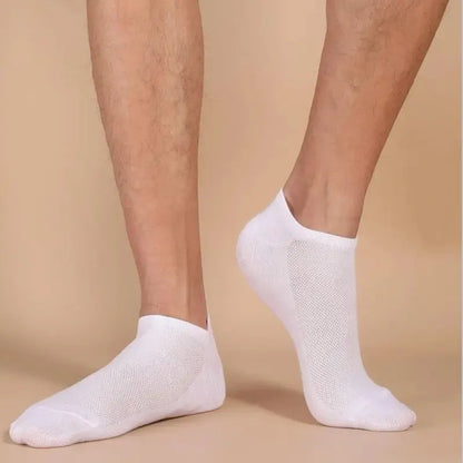 10 Pairs Unisex Low Cut Ankle Socks Breathable Casual Boat Socks
