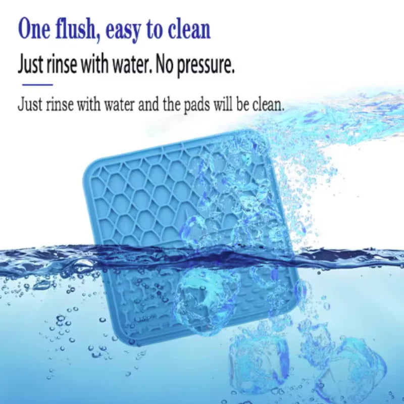 Dog Lick Mat for Slow Feeding, Training and Bath Time Distraction