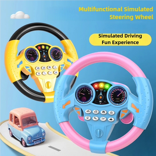 Steering Wheel Toy – Rotating Pretend Play Driving Toy for Kids