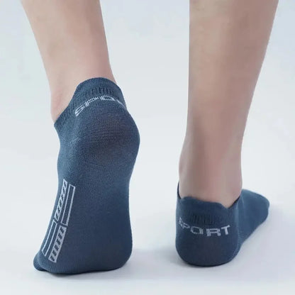Men's Breathable Socks – Thin Mesh Sports Ankle Socks, 5–20 Pairs