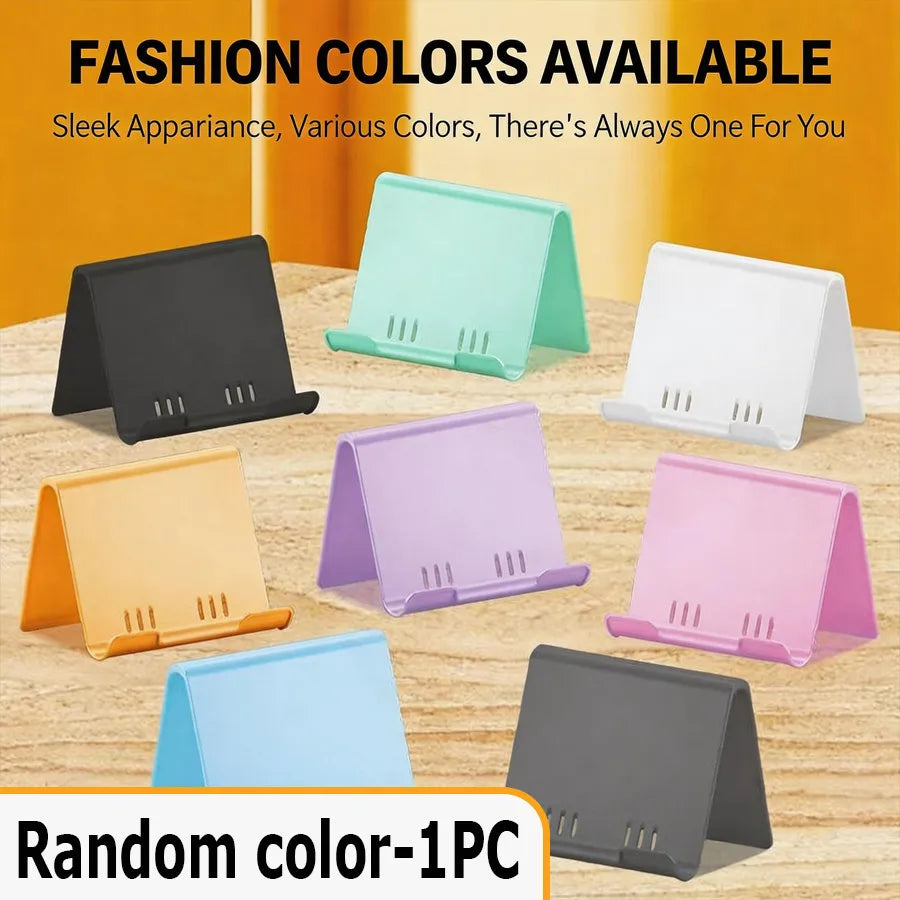 Adjustable Phone Stand with Foldable Portable Desktop Design
