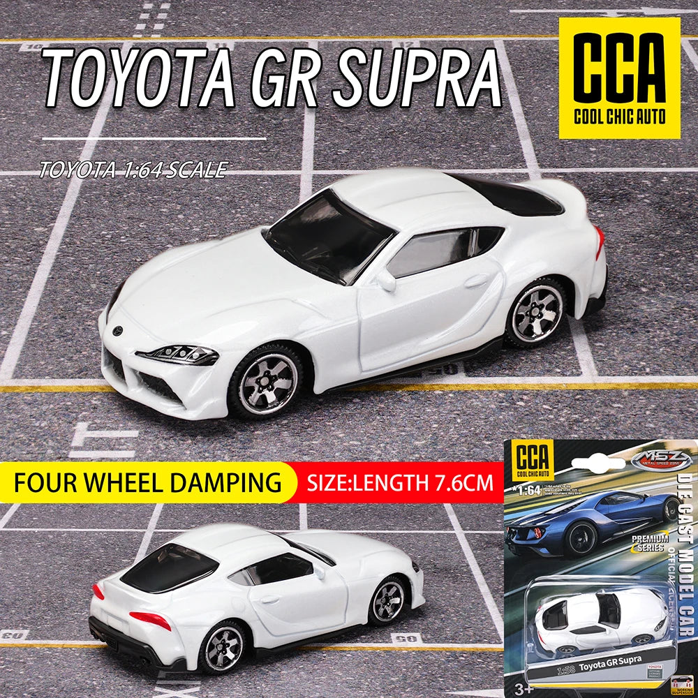 CCA 1:64 BMW M4 Z4 M850I M4 GT3 Exquisite Hanging Model Classic Car Static Car Model Alloy Die-Casting Car Model Collection Gift
