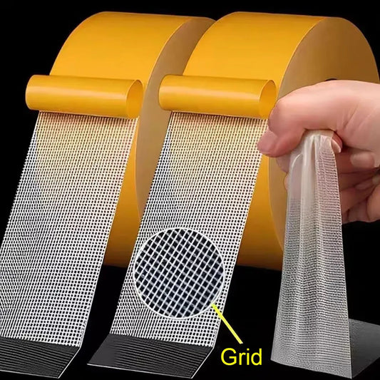 Heavy Duty Double Sided Tape – Waterproof Mesh Adhesive Roll