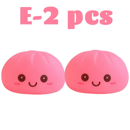 Dumpling Night Light, 8cm LED Cute Desktop Lamp