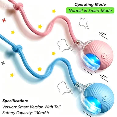 Interactive Dog Ball – Rechargeable Chew Resistant Pet Toy